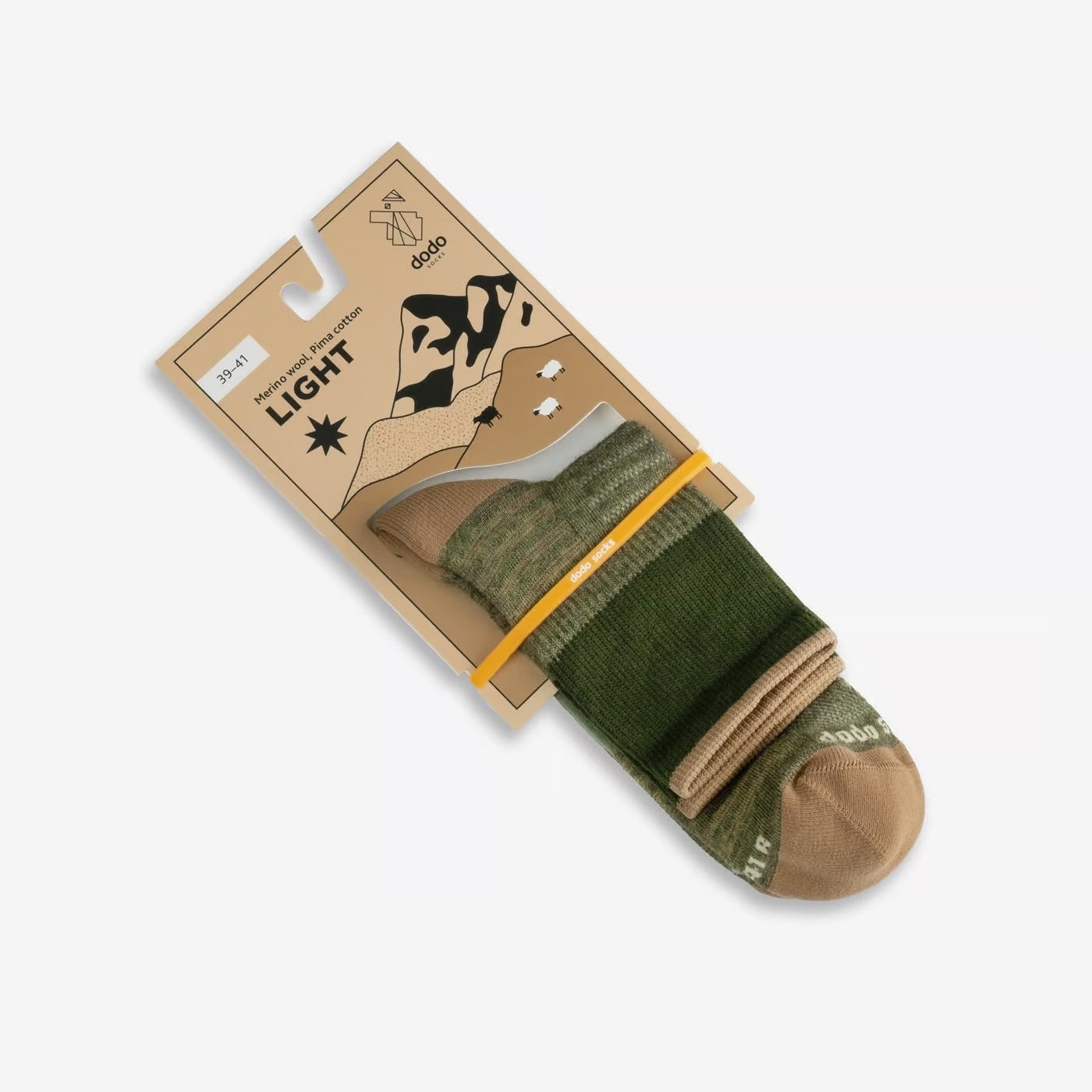 メリノライトソックス ー 森林|1足入り