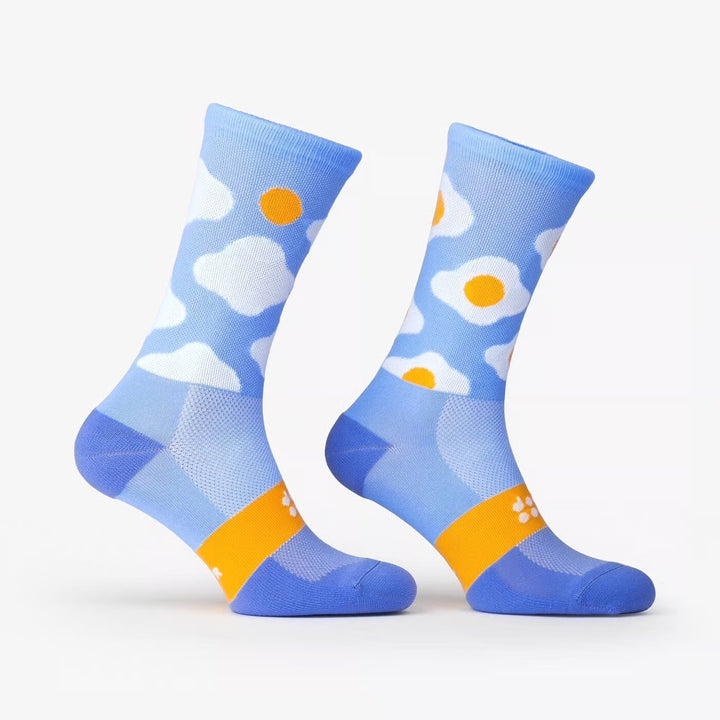 目玉焼き アスリートランニングソックス | Sunny Side Up Athletes Running Socks
