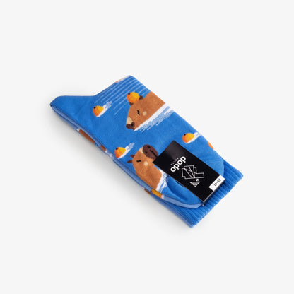 カピバラ柄ソックス｜１足入り