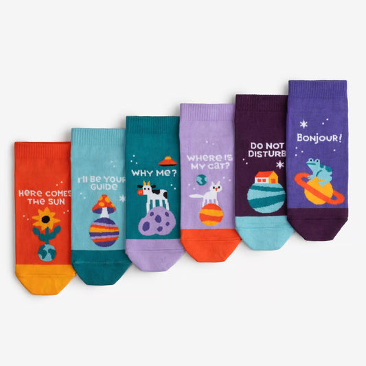スペーストラベルアンクルソックス ｜3足入り