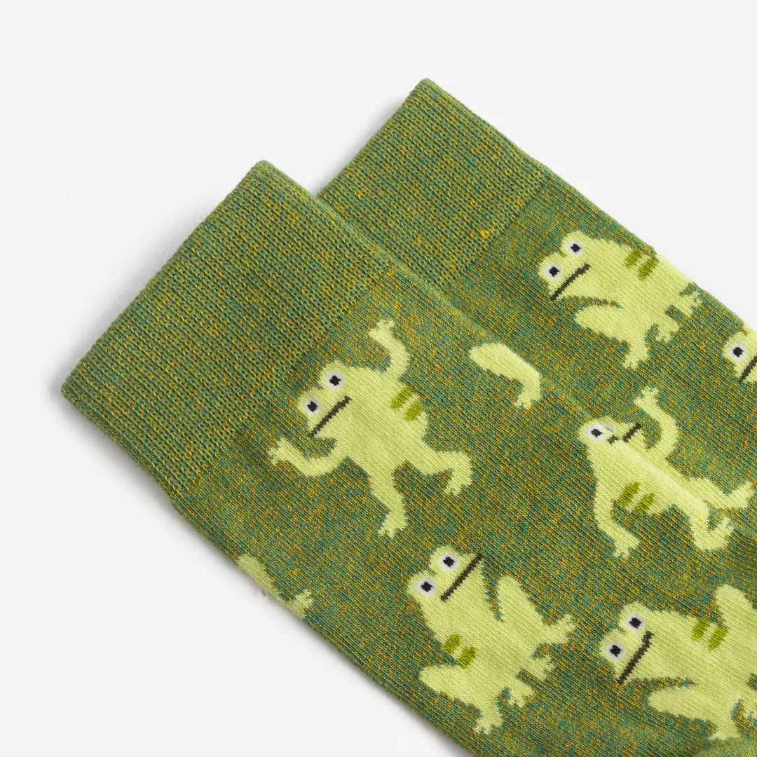 アマガエル柄ソックス｜１足入り