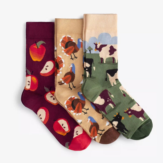 収穫祭2.0ソックス｜３足入り