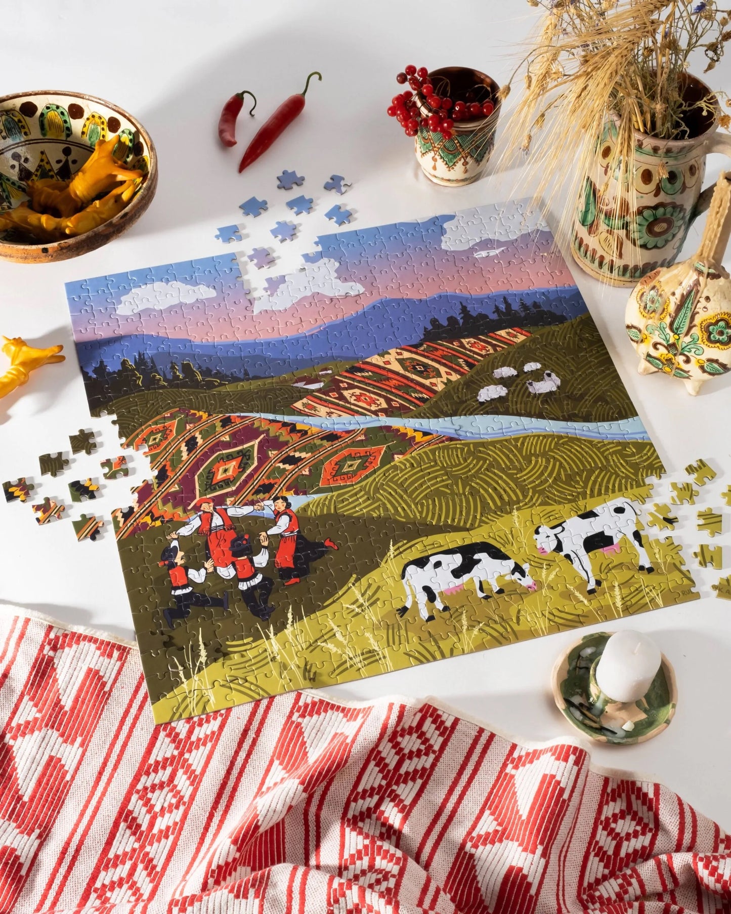 Dodo socks Puzzle Hutsulia | 529 pieces (Puzzle - Hutsulia | 529 pieces)
