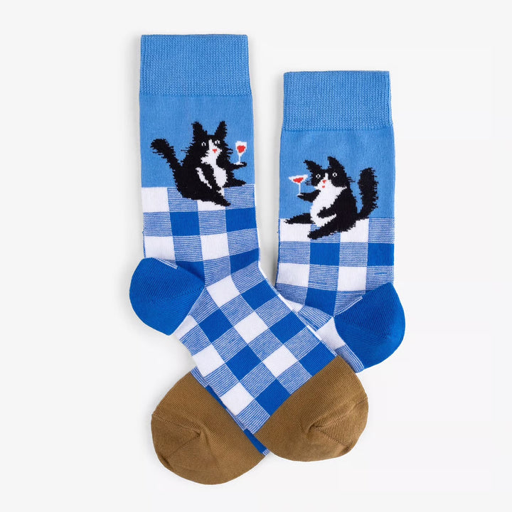 快楽主義猫（ほろよい）ソックス｜１足入り