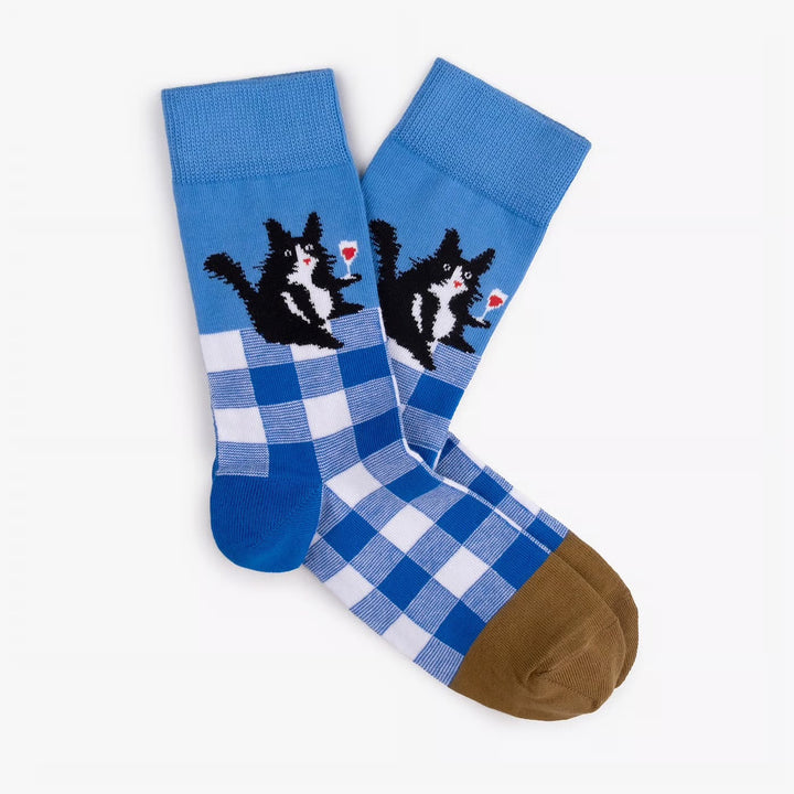 快楽主義猫（ほろよい）ソックス｜１足入り