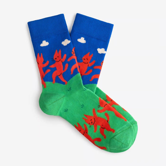 Dodo socks Pool Frog Socks | 1 pair (Tree frog pattern socks | 1 pair)