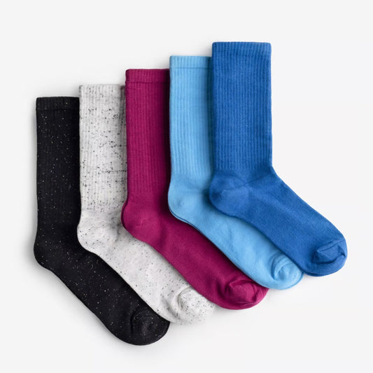 Dodo Socks: Blue Regular Socks | 5-pack (Blue socks | 5-pair set)