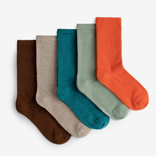 Dodo Socks Pastels Regular Socks | 5-pack (Pastel colored socks | 5-pair set)