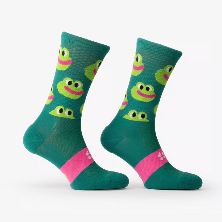 カエルたち アスリートランニングソックス | froggy Athletes Running Socks