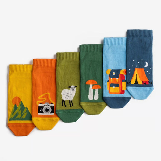 Camping Low Socks | 3P Set
