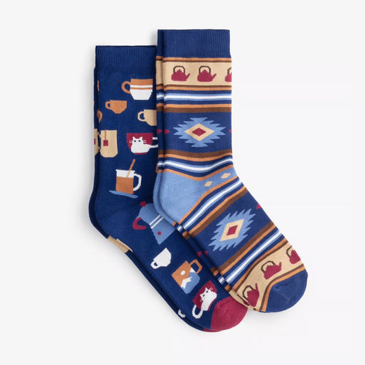 お茶の時間ウインターソックス ｜2足入り