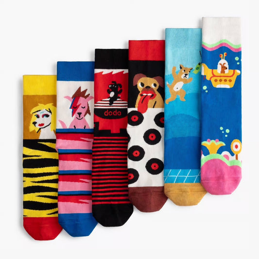 ロック＆ドッグ！ソックス｜３足入り