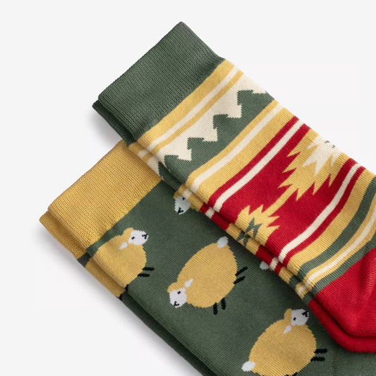 ちいさな羊飼いさんウインターソックス ｜2足入り