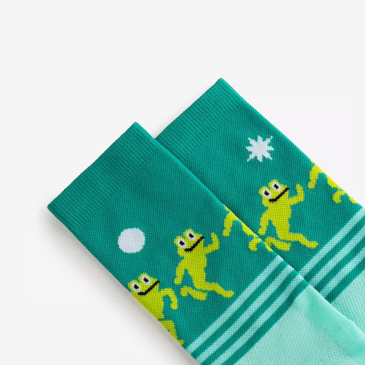 カエル アスリートランニングソックス | Frogs Athletes Running Socks